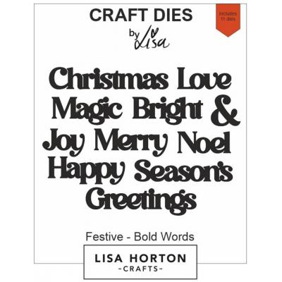Lisa Horton Crafts Dies - Bold Words
